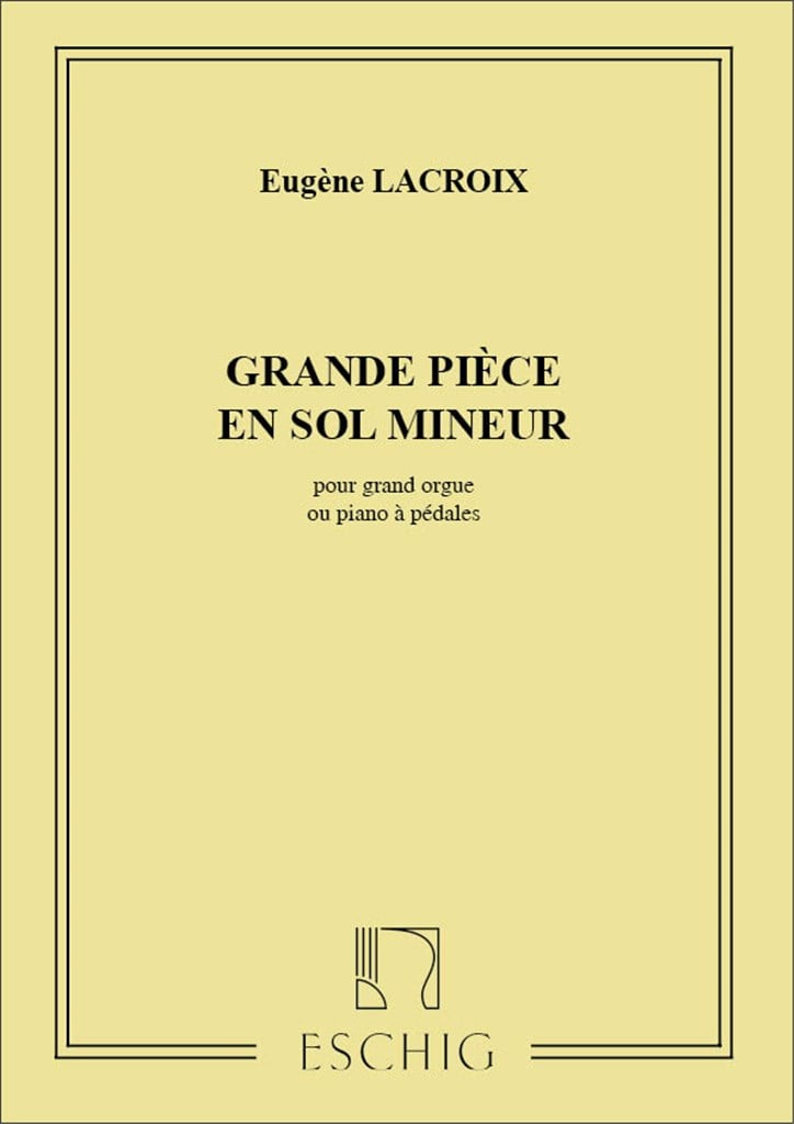Grande Piece Sol Orgue
